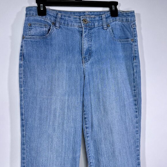 Bandolinoblu Mandie Textured‎ Straight Leg Stretch Jeans Size 12 - Picture 2 of 16